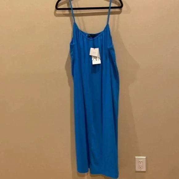 Zara STRAPPY RIB DRESS - Picture 9 of 10